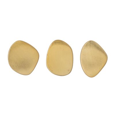 Krok Mässing Aluminium Ferri Set om 3 | Bloomingville