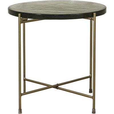 Lene Bjerre Marla Sidobord Ljusguld Järn H45 cm