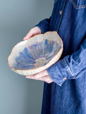 Skål Blå Stengods Amalia | Bloomingville