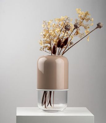 Muurla Capsule Vas Klar/Beige