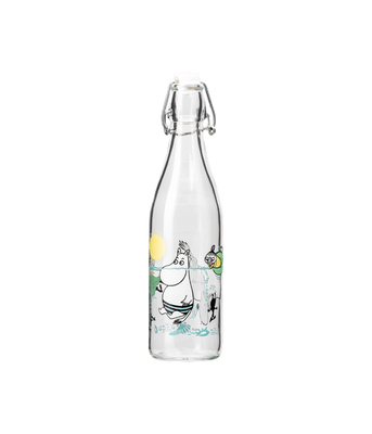 Muurla Mumin Glasflaska Fun in the Water 0,5 L