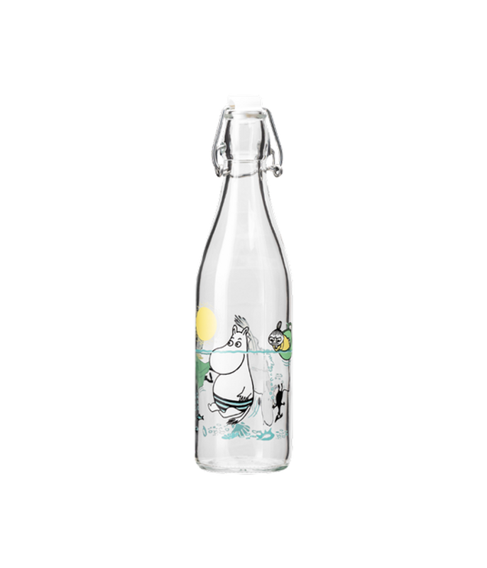 Muurla Mumin Glasflaska Fun in the Water 0,5 L