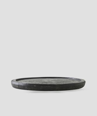 Boel & Jan Stone plate Fat 26x26x2 cm Svart