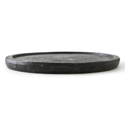 Boel & Jan Stone plate Fat 26x26x2 cm Svart