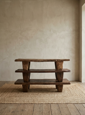 Jakobdahls Vintage Bord Naga S 38x186x62 cm Brun