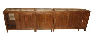 Jakobdahls Vintage Display 3-del 99x355x36 cm Brun