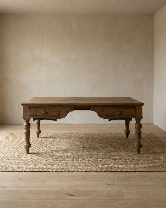 Jakobdahls Vintage Skrivbord 72x182x122 cm Brun