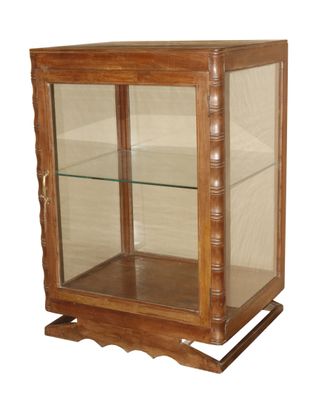 Jakobdahls Vintage Vitrinskåp 127x87x71 cm Brun