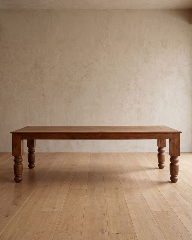 Jakobdahls Vintage Matsalsbord 235x102x78 cm Brun