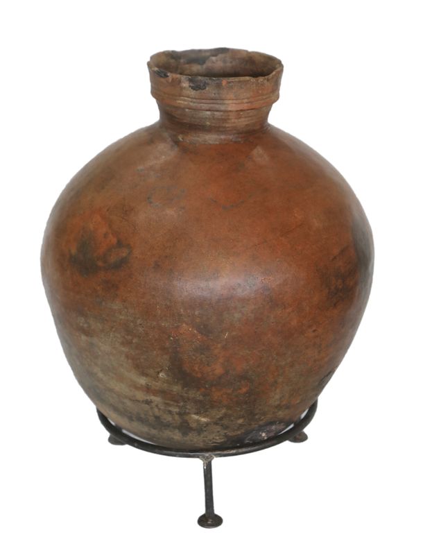 Jakobdahls Vintage Urna med stativ 48x48x47 cm Brun