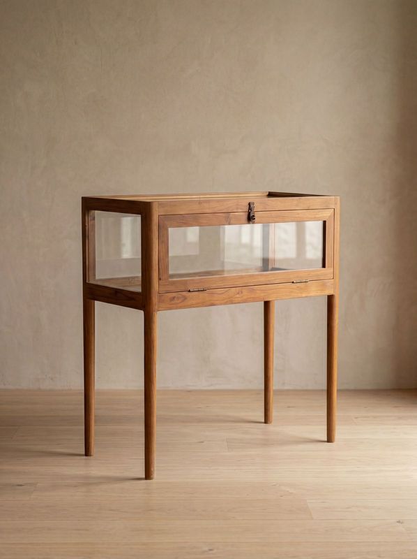 Jakobsdals Vintage Display 79x43x91 cm Brun
