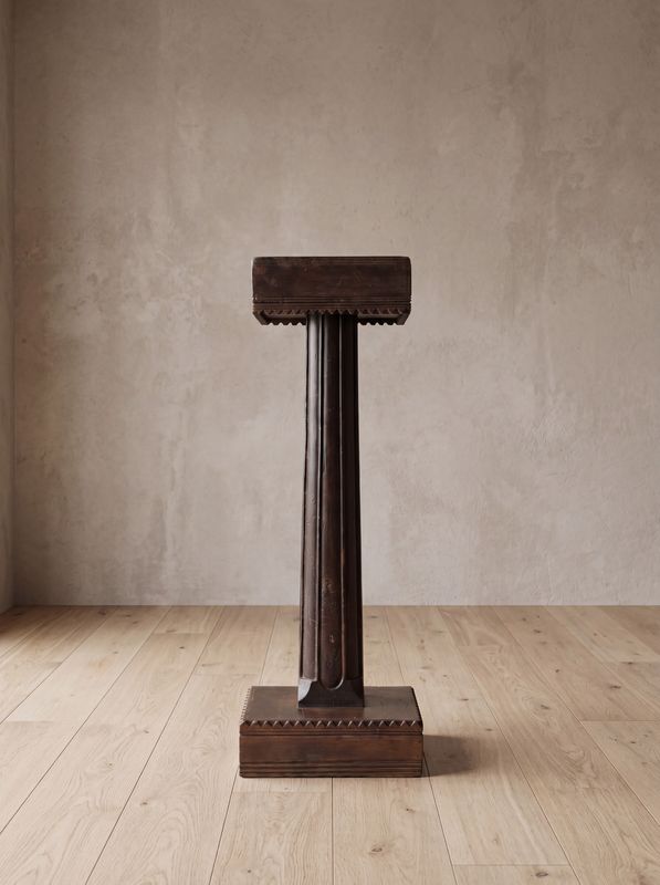 Jakobdahls Vintage Pedestal 34x34x127 cm Brun