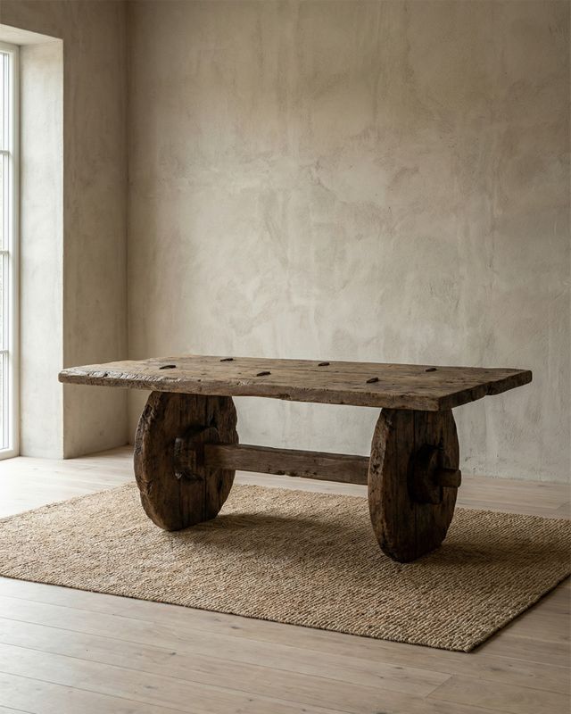 Jakobdahls Vintage Matsalsbord 183x98x75 cm Brun