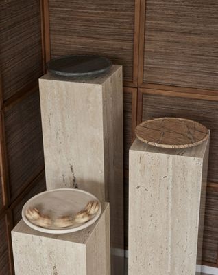 Jakobsdals Zaria Travertin Fat 30x30x3 cm Beige