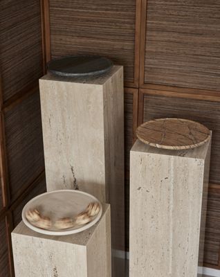 Jakobdahls Zaria Travertin Fat 30x30x3 cm Beige