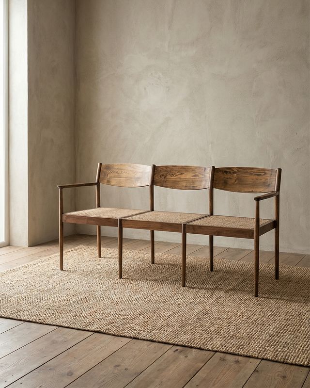 Jakobdahls Vintage Soffa 55x164x84 cm Brun