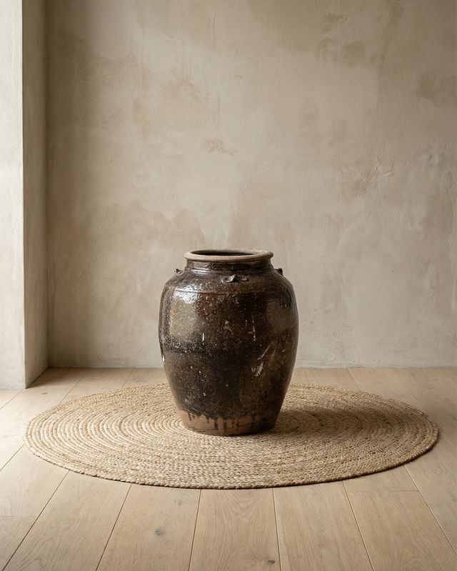 Jakobdahls Vintage Urna 35x35x42 cm Brun