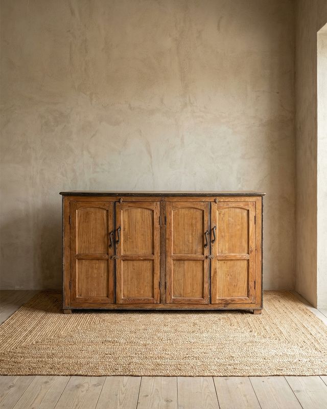 Jakobdahls Vintage Vitrinskåp 156x57x102 cm Brun