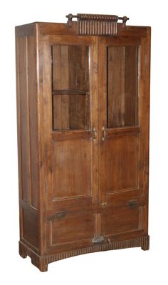 Jakobdahls Vintage Vitrinskåp 95x42x182 cm Brun