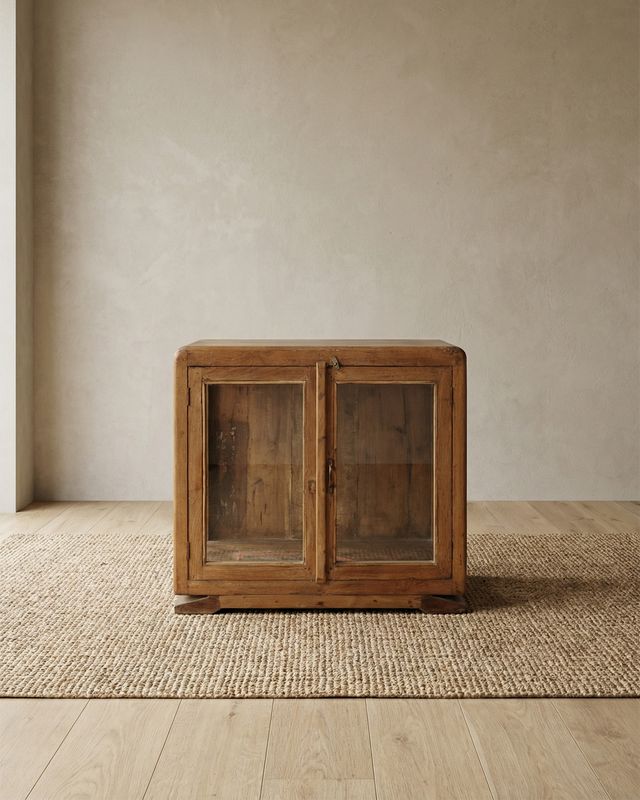 Jakobdahls Vintage Glasmonter 71x42x62 cm Brun