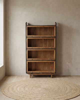 Jakobdahls Vintage Glasmonter 90x30x167 cm Brun
