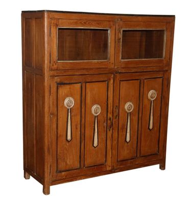 Jakobdahls Vintage Vitrinskåp 136x47x154 cm Brun