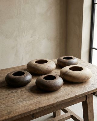 Jakobdahls Vintage Skål 23x23x9 cm Brun