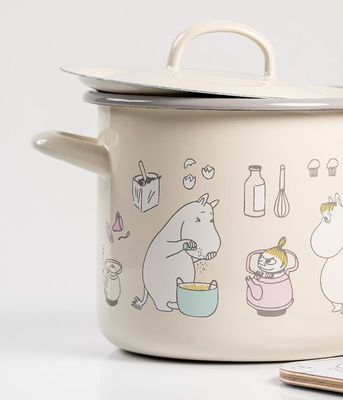 Muurla Emaljgryta med lock 2,5 L