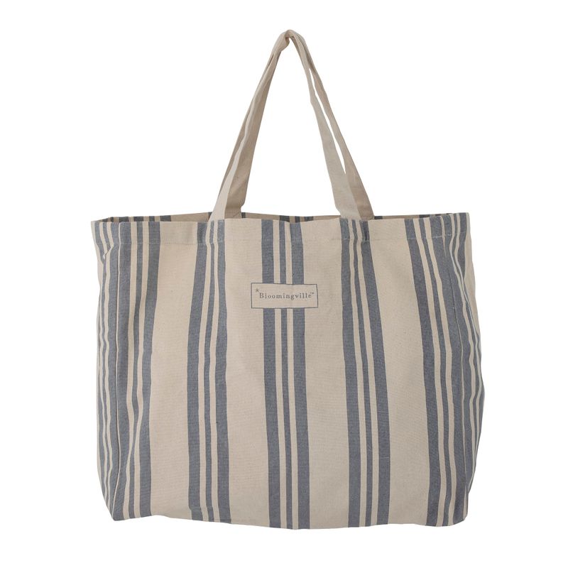 Shoppingväska Blå Bomull Trina | Bloomingville