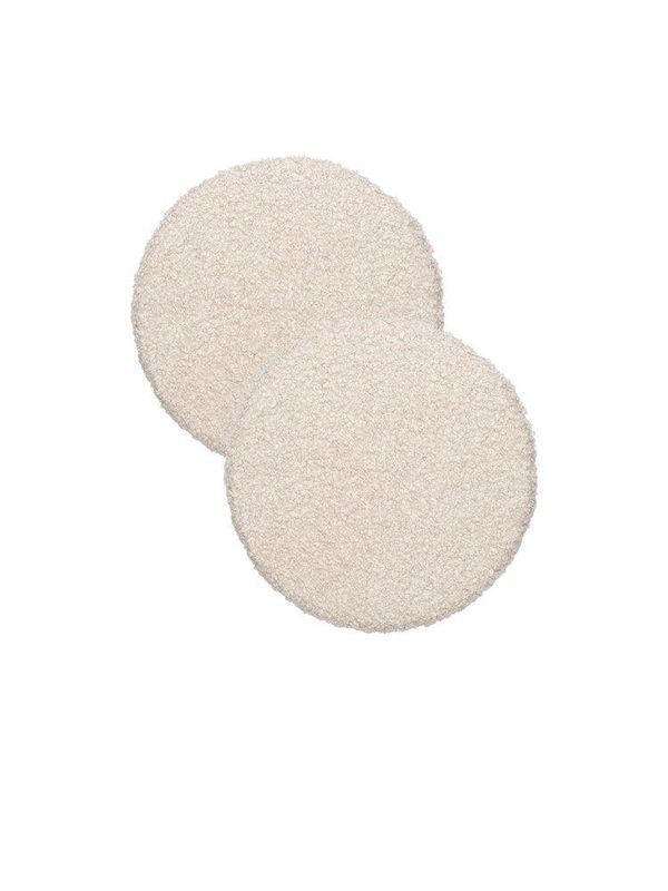 Svanefors Teddy Stolsdyna 2-pack Offwhite Ø38 cm
