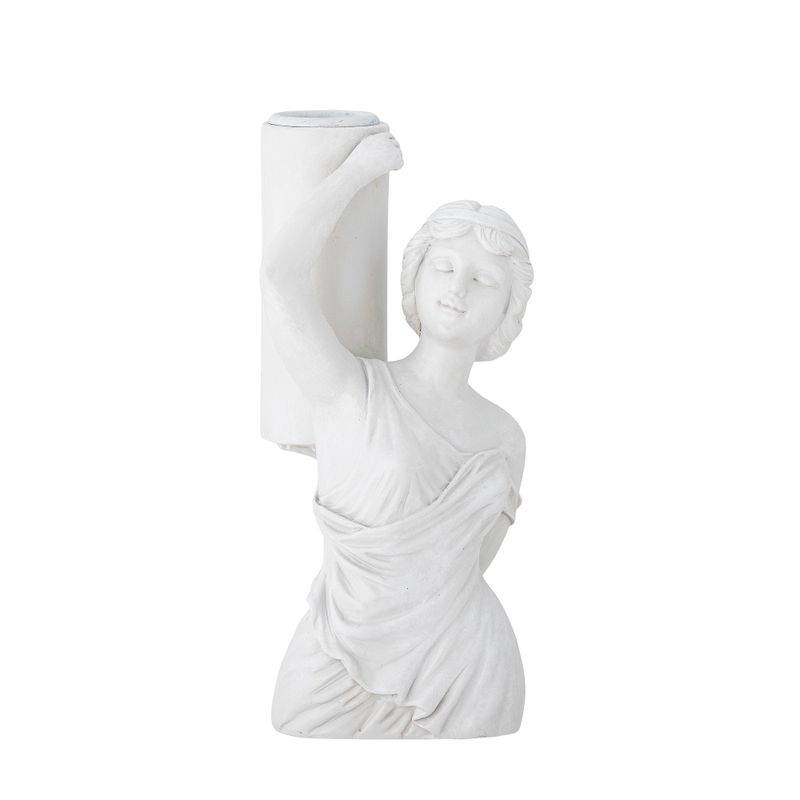 Ljusstake Vit Polyresin | Bloomingville Creative