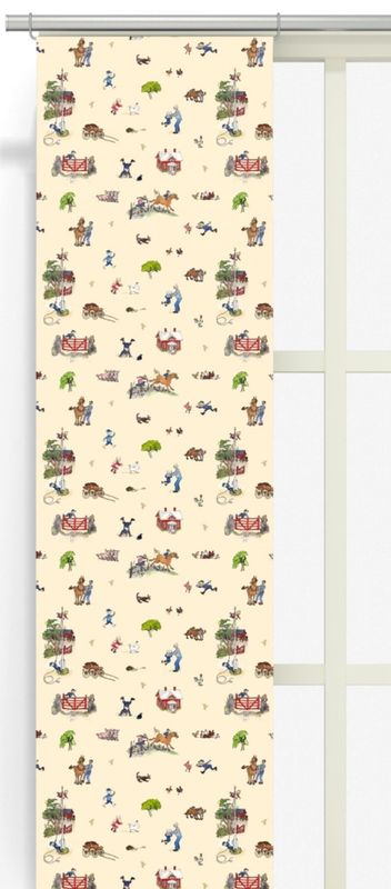 Emil I Katthult beige panellängd 2 pack Arvidssons Textil
