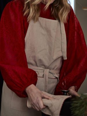 Svanefors Stine Förkläde Röd 70x90 cm