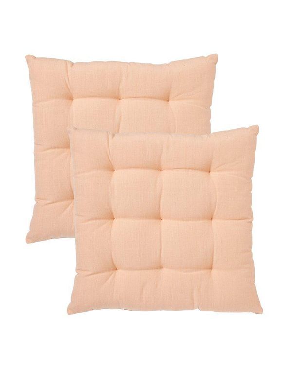 Svanefors Louie Stolsdyna 2-pack Korall 40x40 cm