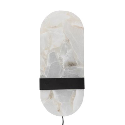 Vägglampa Svart Alabaster Taco | Bloomingville