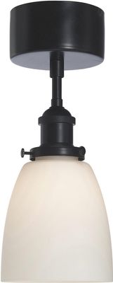 PR Home Rock taklampa Svart, Opal 14cm