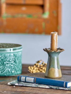 Ljusstake Brun Stengods | Bloomingville Creative