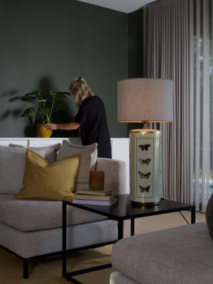 PR Home Lucca Bordslampa Sand 67cm Beige