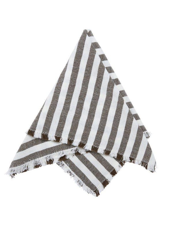 Svanefors Gaby Servett Mörkbrun 45x45 cm