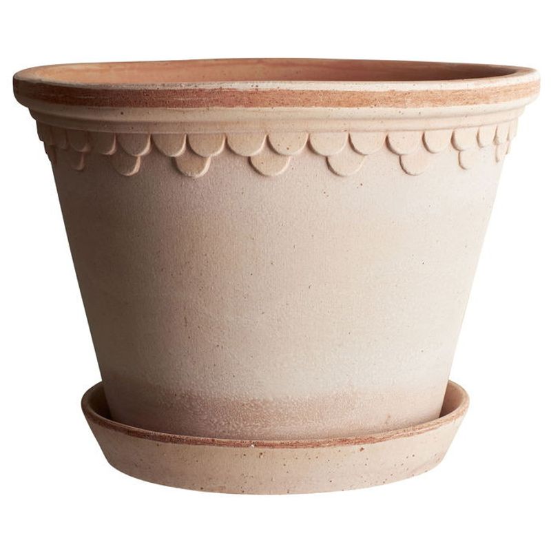 Bergs Potter Københavner RAW Kruka med Fat Ø35 cm Rosa