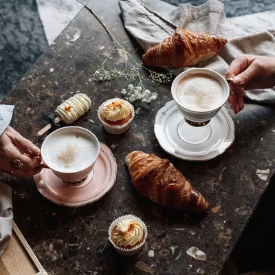 Hilke Collection Kopp med fat - Anima Cielo Rosa