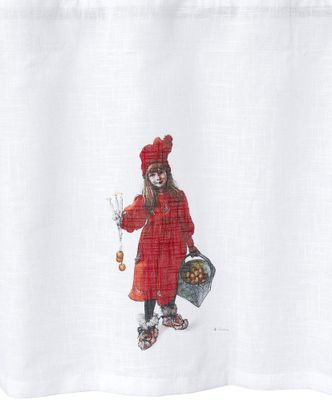 Svanefors Idun Kappa Röd 50x250 cm