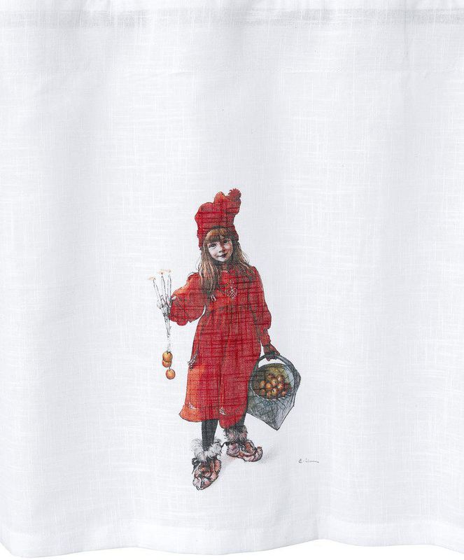 Svanefors Idun Kappa Röd 50x250 cm