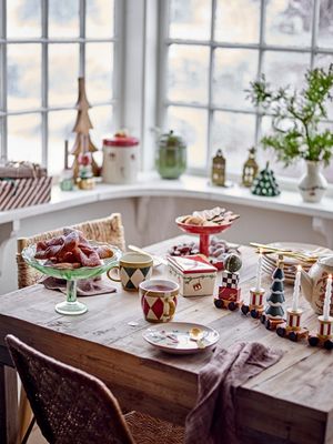 Mugg Röd Stengods Jolly | Bloomingville