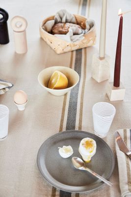 Ljusstake Beige Marmor OYOY LIVING