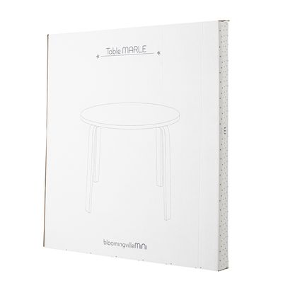 Marle Tabell Natur MDF Ø65 cm Bloomingville Mini