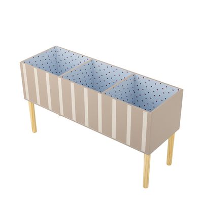 Bloomingville Salam Bokställ, Brun, Mdf L90xH50xW30 cm