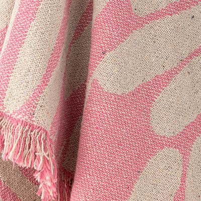 Filt Rosa Återvunnen bomull Alk | Bloomingville