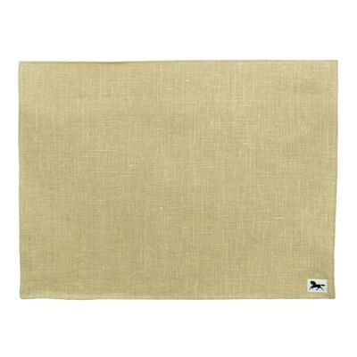 Linne, Bordstablett, Ljus Oliv, 45X34Cm (2-Pack)