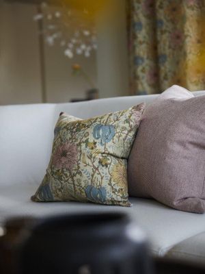 Svanefors Flore Kuddfodral Saffran 45x45 cm